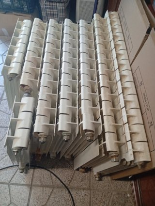 Radiadores de aluminio blancos
