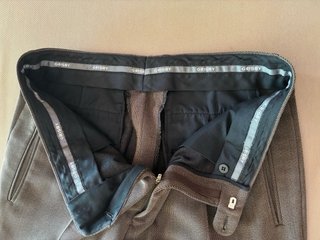 Pantalones de lana grises Talla 48 hombre
