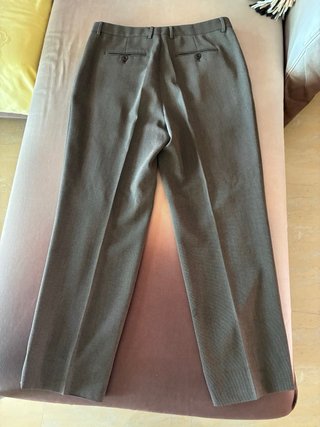 Pantalones de lana grises Talla 48 hombre