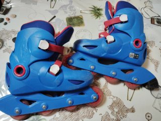 Patines Oxelo Talla 32-34 Azules