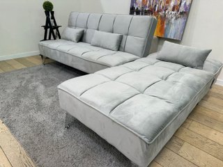 Sofá cama color gris  200cm