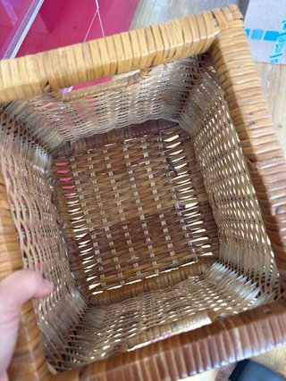 Cesta de mimbre 22.5 cm
