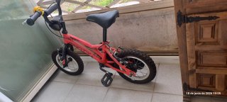 Bicicleta Monty Roja Niño 4/5 Años