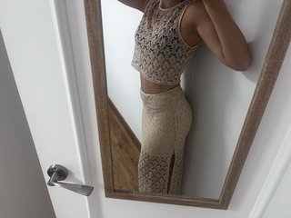 Conjunto playero beige
