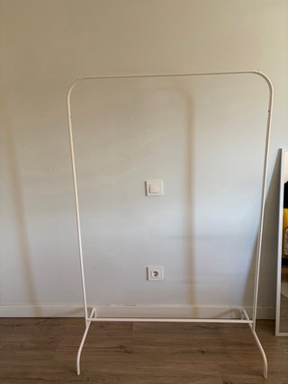 Burro perchero blanco Ikea