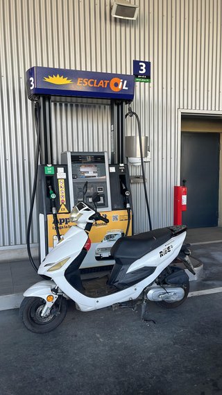 Moto 49cc Scooter Blanca Automática