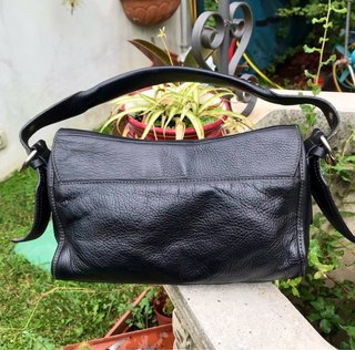 Borsa baguette Borbonese in vera pelle