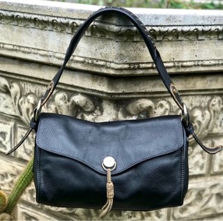 Borsa baguette Borbonese in vera pelle