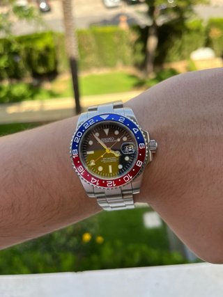 Seiko Mod GMT PEPSI
