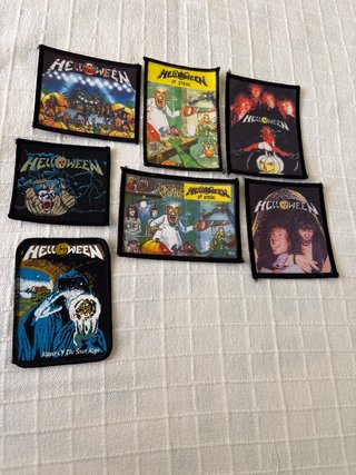 Lote de 7 patches Helloween 20€ cada