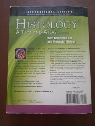 Histology A Text and Atlas : with Correlated Ce...