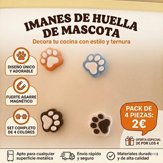 Imanes de Huella de Mascota
