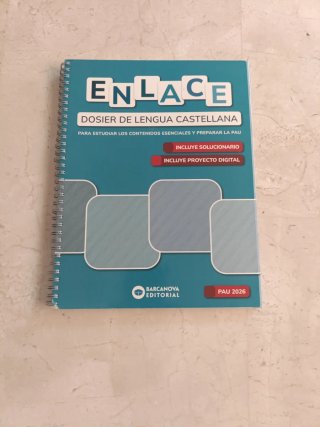 Enlace. Dosier de Lengua castellana. 2 Bac.