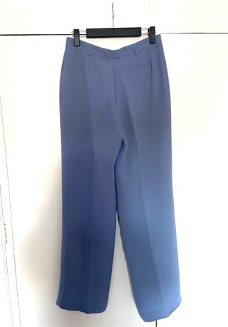 Pantalón de vestir azul mujer
