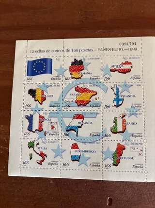 Sellos Países Euro 1999