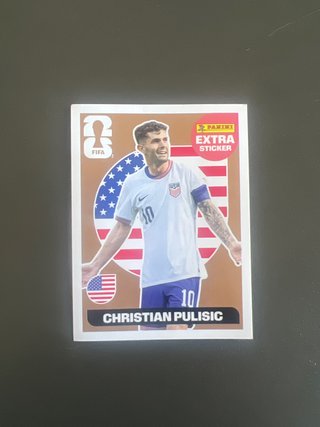 Panini Extra Sticker Christian Pulisic Bronce
