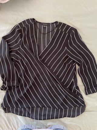 Blusa Talla 40 Rayas Cruzada