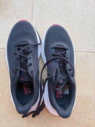 Under Armour Charged Rogue 5 Mujer Negro/Rosa