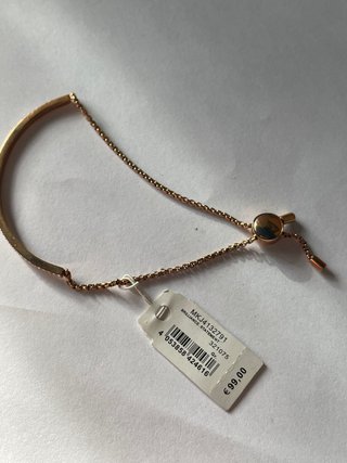 Pulsera Michael Kors Dorada Ajustable