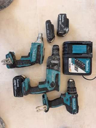 Lote Makita 18V: Taladro y Rotomartillo