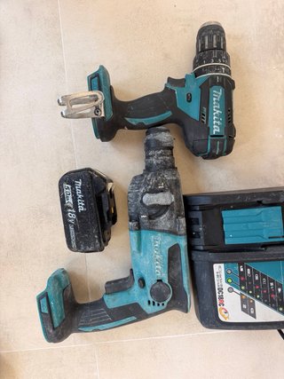 Lote Makita 18V: Taladro y Rotomartillo