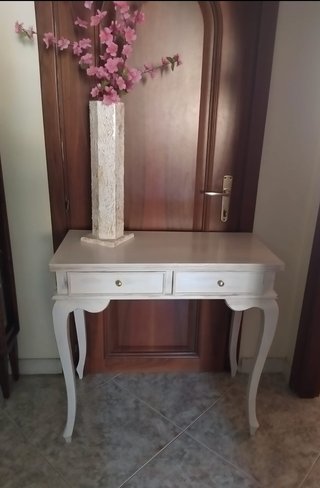 Consolle in legno massello noce