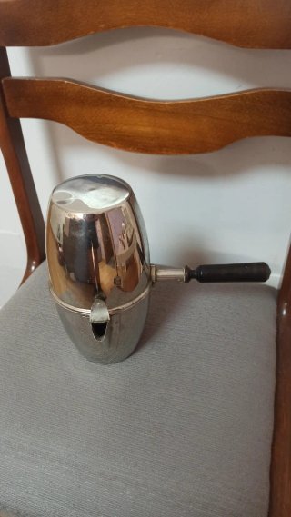 Cafetera Volteo Antigua + Hornillo (+100 años)