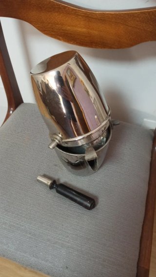 Cafetera Volteo Antigua + Hornillo (+100 años)