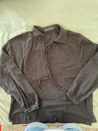 Blusa negra Lefties manga larga talla M