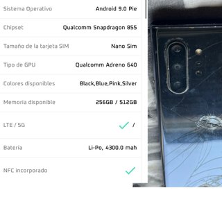 Samsung Galaxy Note 10+ SD855 SM-N975F