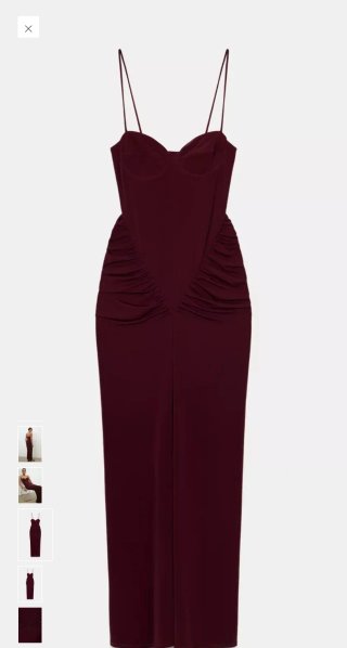 Vestido Zara Burdeos