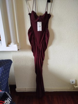 Vestido Zara Burdeos