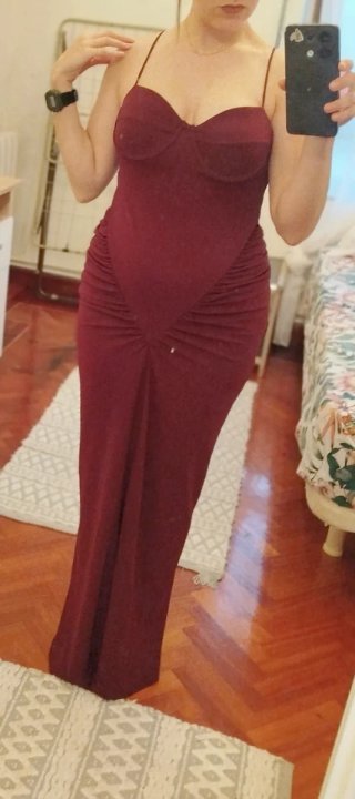 Vestido Zara Burdeos