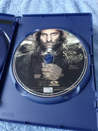 DVD El Señor de los Anillos: El Retorno del Rey
