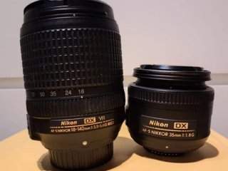 Cámara Nikon D7500 + Lentes + Accesorios