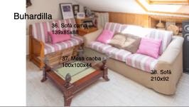 Mesa centro madera maciza