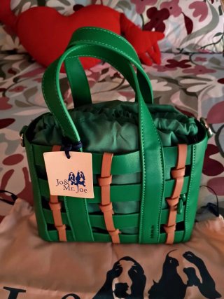 Bolso Jo & Mr. Joe verde nuevo con etiqueta