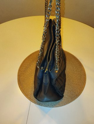 Bolso Michael Kors Negro y Plateado