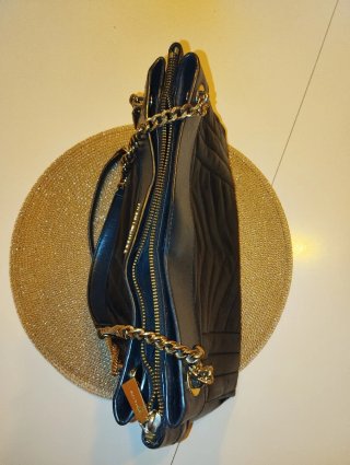 Bolso Michael Kors Negro y Plateado