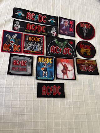 Lote de 12 patches AC/DC 20€ cada