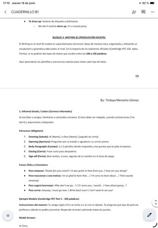 CUADERNILLO DE PREPARACION B1 INGLÉS COMPLETO