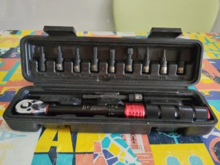 Llave Dinamométrica 2-24 Nm + 11 Pcs