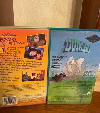 Lote 4 Películas VHS Disney Clásicos