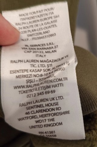 Sudadera Polo Ralph Lauren niño verde 7-8 años