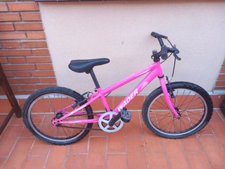 Bicicleta niñs Wader fucsia