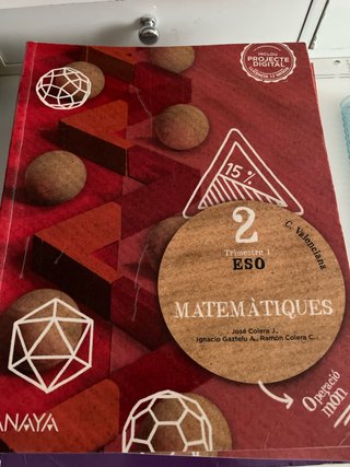 Libros de 2 de la eso matematicas