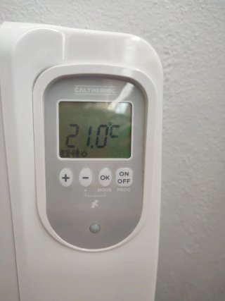 Radiador eléctrico blanco