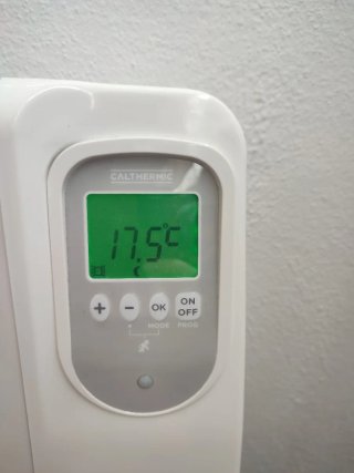 Radiador eléctrico blanco