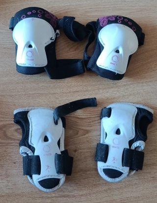 Coderas y muñequeras Oxelo niño