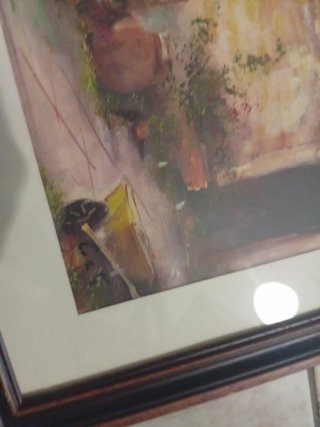 Quadro decorativo in legno e carta